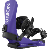Union STR Snowboard Bindings 2026 in Purple size Large | Aluminum