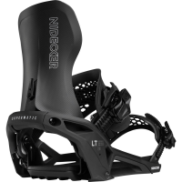 Nidecker LT Supermatic Snowboard Bindings 2026 in Black size Large | Nylon