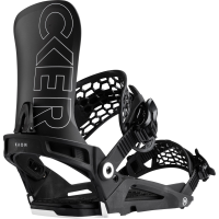 Nidecker Kaon Snowboard Bindings 2026 in Black size Small | Nylon/Aluminum