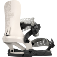 Women's Rome Brass AW Snowboard Bindings 2026 in White size Medium/Large | Nylon/Aluminum