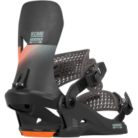 Rome Trace Pro HW Snowboard Bindings 2026 in Black size Medium/Large | Nylon/Aluminum