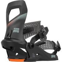 Women's Rome Hydra Pro HW Snowboard Bindings 2026 in Black size Medium/Large | Nylon/Aluminum