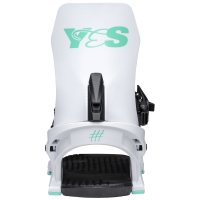 Women's Yes. Rebel Snowboard Bindings 2026 in White size Small | Nylon