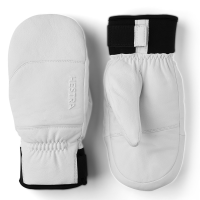 Hestra Omni Mittens 2024 in White size 7 | Polyester/Neoprene