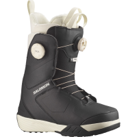 Women's Salomon Kiana Dual Boa Snowboard Boots 2026 in Black size 7.5 | Rubber