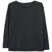 Women's Finisterre Seeker Long-Sleeve T-Shirt 2025 in Black size 10 | Wool