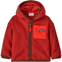 Kid's Patagonia Synchilla Hoodie Infants' 2026 in Red size 12M-18M | Nylon/Polyester/Plastic