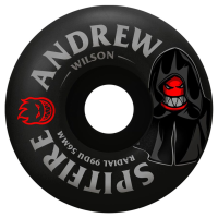 Spitfire Formula Four 99d Andrew Wilson Burn Squad Radial Black Skateboard Wheels 2026 size 56