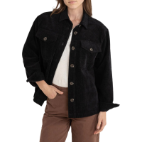 Women's Rhythm Kendrick Corduroy Jacket 2025 in Black size Large | Cotton