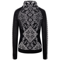 Women's Kari Traa Saga Hood 2026 in Black size Large | Wool/Micron