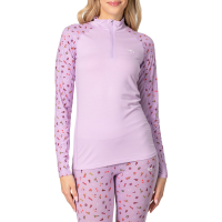 Women's Kari Traa Katie Half-Zip Top 2026 in Purple size X-Large | Polyester