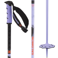 Salomon Steep Pro S3 Ski Poles 2026 in Purple size 120 | Aluminum