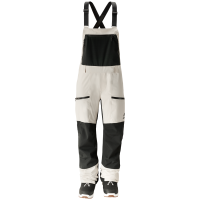 Women's Jones MTN Surf Recycled Bibs 2025 in Gray size X-Small | Polyester