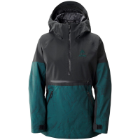 Women's Jones MTN Surf Recycled Anorak Jacket 2025 in Blue size Large | Polyester/Plastic