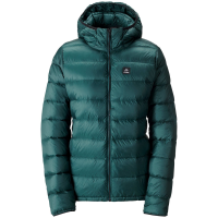 Women's Jones Re-Up Down Recycled Hoodie 2025 Blue in Teal size Small | Nylon