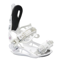 Women's Roxy Rock-It Dash Snowboard Bindings 2026 in White size Medium/Large