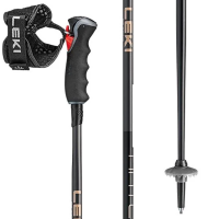 Women's LEKI Artena Airfoil 3D Ski Poles 2026 in Black size 110 | Aluminum