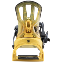Rossignol Battle Snowboard Bindings 2026 in Yellow size Small/Medium | Nylon/Aluminum