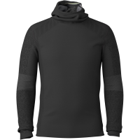 Smartwool Intraknit Thermal Base Layer Hoodie Men's 2026 in Black size X-Large | Wool/Elastane/Polyester