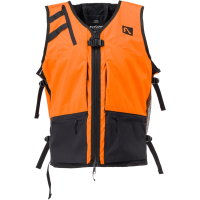Flylow Scotty Comp Vest Unisex 2025 in Orange size Small/Medium | Polyester