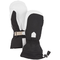 Women's Hestra Patrol Gauntlet Mittens 2026 in Black size 7 | Leather/Polyester