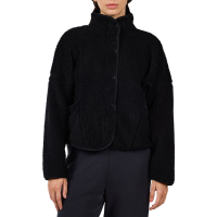Women's Rossignol Alltrack Snap Sherpa Jacket 2026 in Black size Small | Polyester