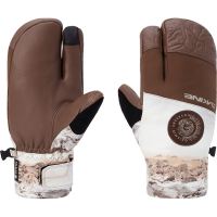 Women's Dakine Team Fleetwood GORE-TEX Short Trigger Mittens 2026 in Brown size Small | Leather/Polyester