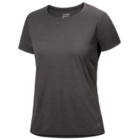 Women's Arc'teryx Taema Crew Short-Sleeve T-Shirt 2026 Gray in Black size Medium | Polyester