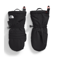 Kid's The North Face Montana Ski Mittens 2026 in Black size Medium | Leather/Polyester