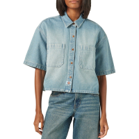Women's Dickies Denim Shirt 2025 Light Denim size Small | Cotton/Denim
