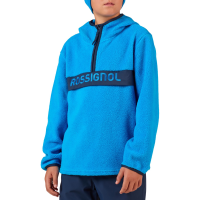 Kid's Rossignol Alltrack Anorak Jacket Fleece 2026 in Blue size 14 | Polyester