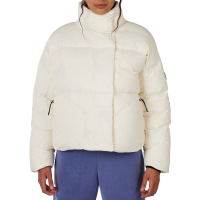 Women's Rossignol Aretu Cropped Down Jacket 2026 in White size X-Small | Nylon