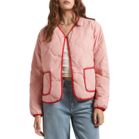 Women's Brixton Delilah Quilted Jacket 2025 in Pink size Medium | Polyester