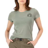 Women's Mons Royale Icon Classic T-Shirt 2025 in Green size Medium | Nylon/Wool/Elastane