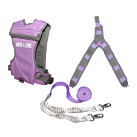 Kid's MDXONE Static Ski Harness 2026 in Purple