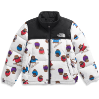 Kid's The North Face 1996 Retro Nuptse Print Jacket 2026 in White size 3 | Nylon/Polyester