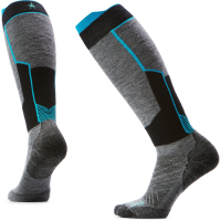 Women's Smartwool Intraknit Snowboard Targeted Cushion OTC Socks 2026 in Gray size Small | Nylon/Wool/Elastane