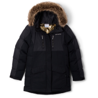 Kid's Columbia Marquam Peak Fusion III Parka Jacket Girls' 2026 in Black size X-Large | Cotton/Polyester
