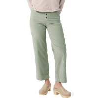 Women's Stio Rivet Wide Leg Cord Pants 2025 Green in Sage size 8 | Spandex/Cotton
