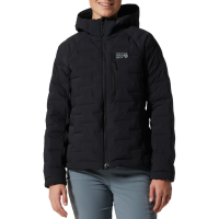 Women's Mountain Hardwear Stretchdown(TM) Hoodie 2026 in Black size Medium
