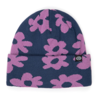 Corduroy Wildflower Beanie Hat 2026 in Purple | Acrylic