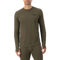 Mons Royale Cascade Base Layer Long-Sleeve Top Men's 2026 in Green size Small | Nylon/Wool/Elastane