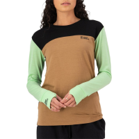 Women's Mons Royale Yotei Long-Sleeve Top 2026 in Green size Large | Wool