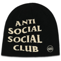 686 ASSC Skully Beanie Hat 2026 in Black | Acrylic
