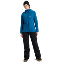 Women's Burton AK Helium Stretch Hooded Jacket 2026 Teal in Blue size X-Large | Nylon/Spandex