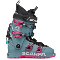 Women's Scarpa 4-Quattro GT Alpine Touring Ski Boots 2026 in Blue size 22.5 | Plastic