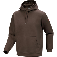 Arc'teryx Emblem Fleece Hoodie Men's 2026 Brown size Small | Cotton/Elastane/Polyester