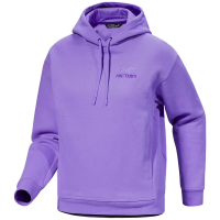 Women's Arc'teryx Emblem Fleece Hoodie 2025 in Purple size Small | Cotton/Elastane/Polyester
