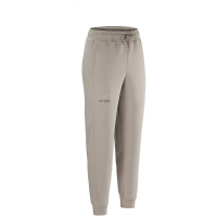 Women's Arc'teryx Emblem Fleece Joggers 2025 Pant in Khaki size 12 | Cotton/Polyester