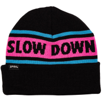 Spiral Wax Co. Slow Down Beanie Hat 2026 in Black | Acrylic